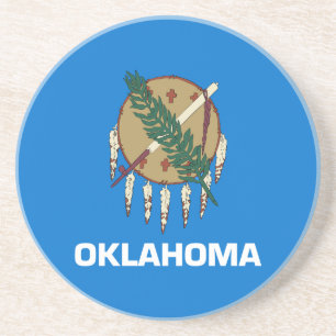 Oklahoma State Flag Coaster