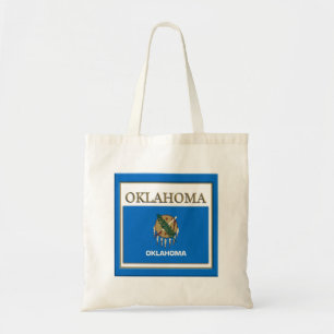 Oklahoma State Flag Design Budget Canvas Bag