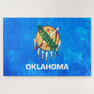 Oklahoma State Flag Jigsaw Puzzle
