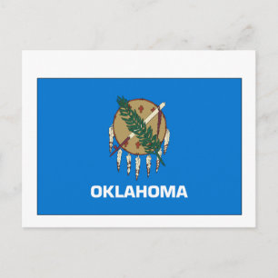Oklahoma State Flag Postcard