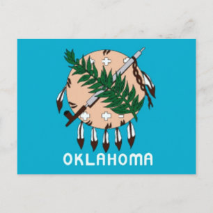 Oklahoma State Flag Postcard