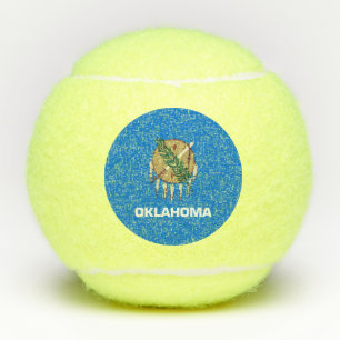 Oklahoma State Flag Tennis Balls