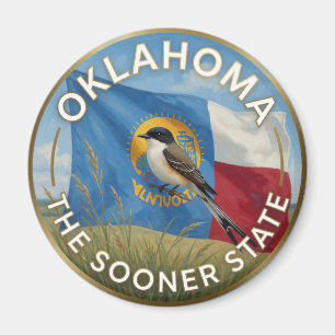 Oklahoma State Pride ✦ Sooner Heritage Magnet