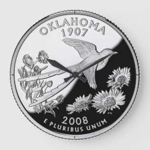 Oklahoma State Quarter Clock