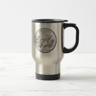 Oklahoma State Quarter Travel Mug