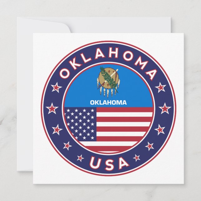 Oklahoma sticker, phone case (Front)