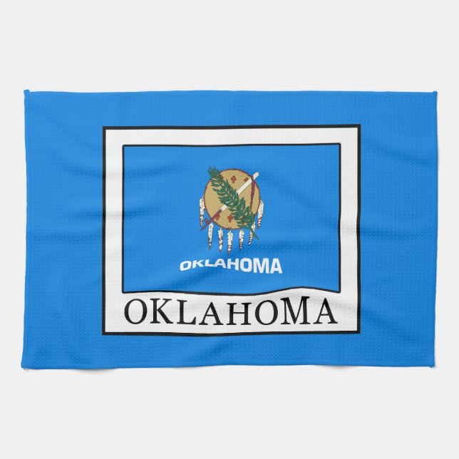Oklahoma Tea Towel (Horizontal)