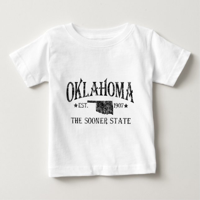 Oklahoma - The Sooner State Baby T-Shirt (Front)