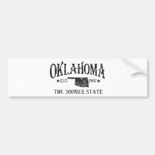 Oklahoma - The Sooner State Bumper Sticker
