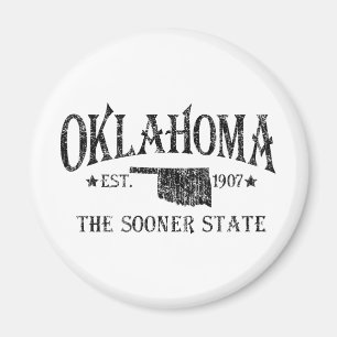Oklahoma - The Sooner State Magnet