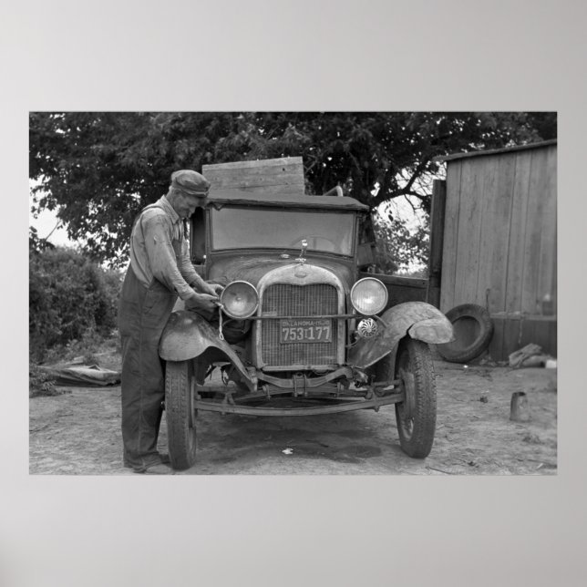 Oklahoma to California: 1939 Poster (Front)