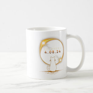 Oklahoma Total Solar Eclipse 2024 Cat Solar Eclips Coffee Mug