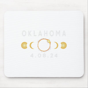 Oklahoma Total Solar Eclipse April 8 2024 Solar Ec Mouse Pad