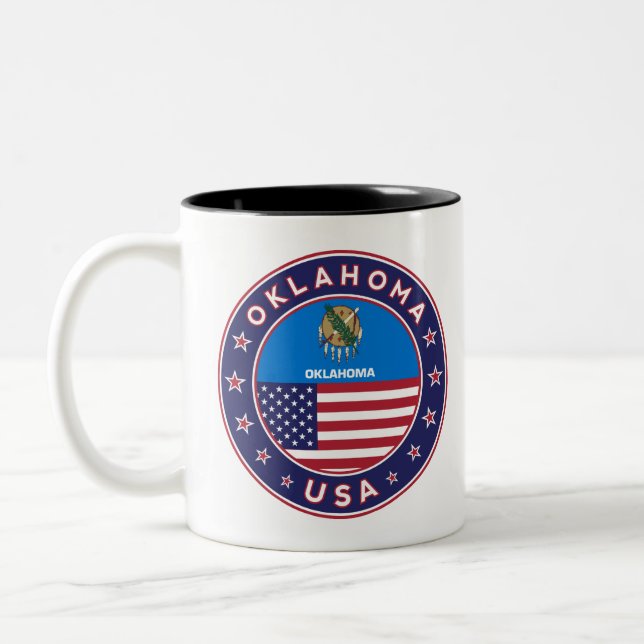 Oklahoma Two-Tone Coffee Mug (Left)