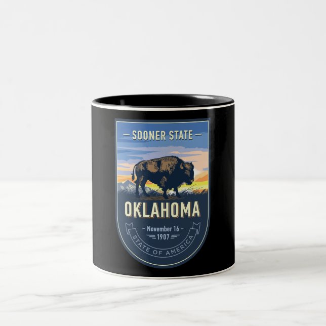 Oklahoma Two-Tone Coffee Mug (Center)