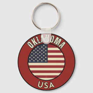Oklahoma United States of America Key Ring