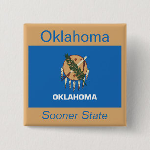 Oklahoman Flag Button