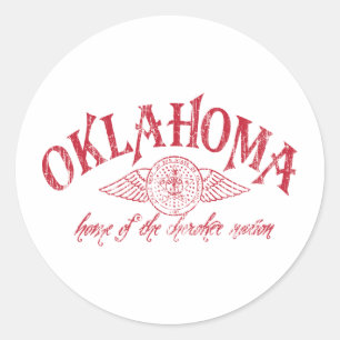 Oklahome Classic Round Sticker