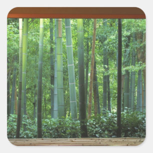 Okochi Sanso, Arashiyama, Kyoto, Japan 3 Square Sticker