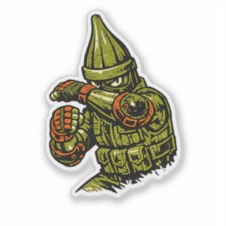 Okra Street Defender — Vintage Retro Defence Fight