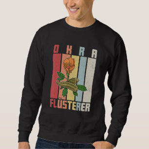 Okra Vegetable Marshmallow Vegan Vegetarian Vegeta Sweatshirt