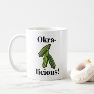 Okra Vegetable Veggie Foodie Coffee Mug