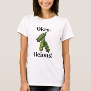 Okra Vegetable Veggies Foodie T-Shirt