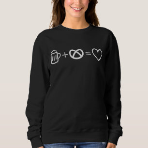 Oktoberfest 2019 Beer Pretzel Love Funny Octoberf Sweatshirt