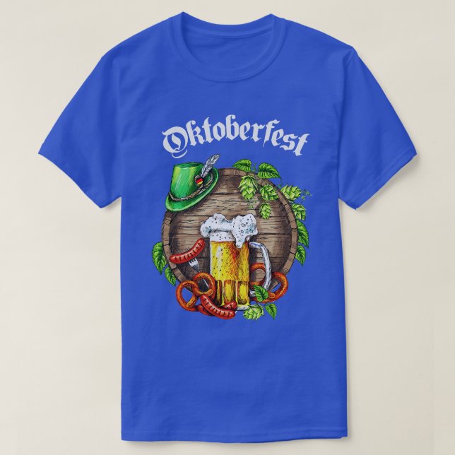 Oktoberfest 2022 Bavarian Munich Beer Festival Gif T-Shirt (Design Front)