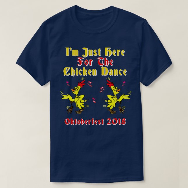 Oktoberfest 2022 German Chicken Dance Bier Beer  T-Shirt (Design Front)