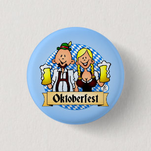 Oktoberfest 3 Cm Round Badge