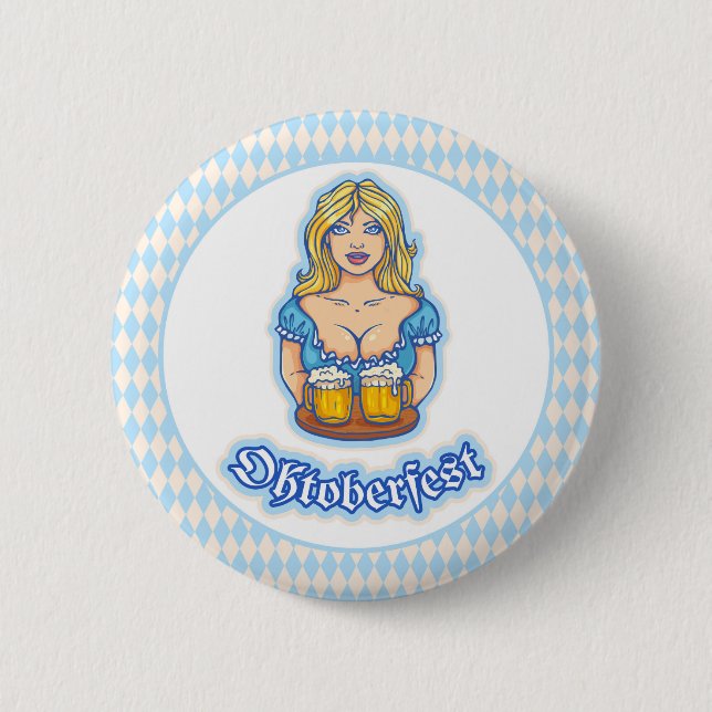 Oktoberfest 6 Cm Round Badge (Front)