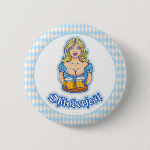 Oktoberfest 6 Cm Round Badge