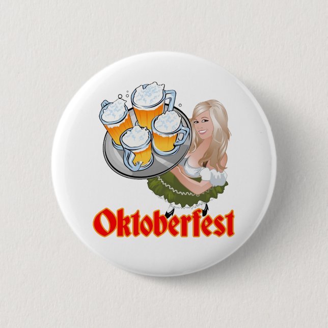 Oktoberfest 6 Cm Round Badge (Front)