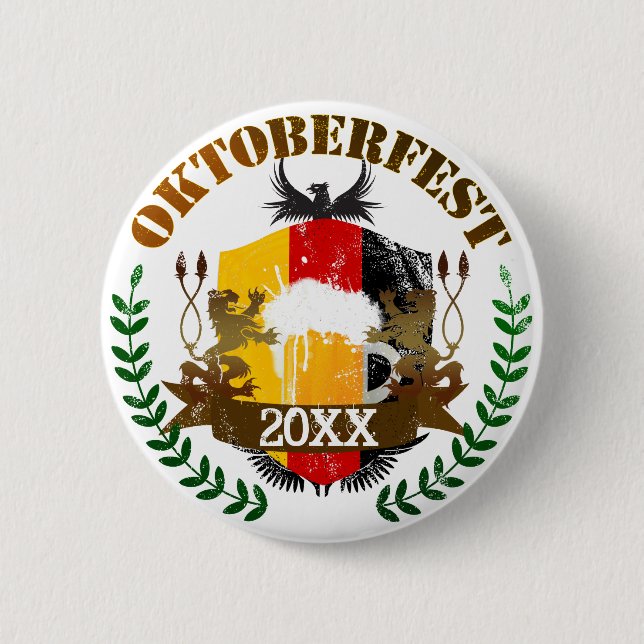 Oktoberfest 6 Cm Round Badge (Front)