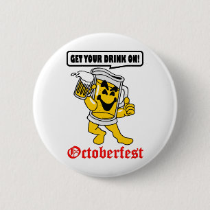OKTOBERFEST 6 CM ROUND BADGE
