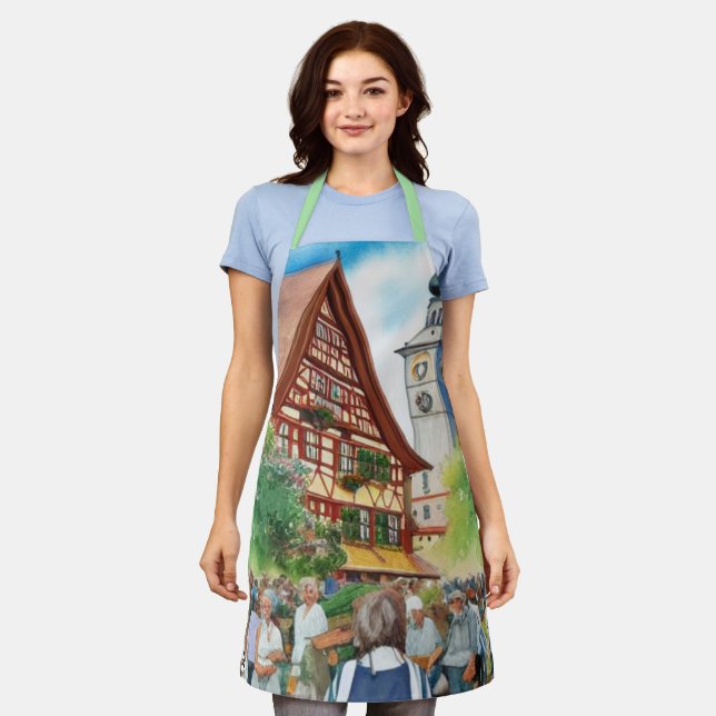 Oktoberfest Apron (Worn)