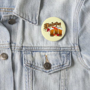 Oktoberfest Autumn Beer 6 Cm Round Badge
