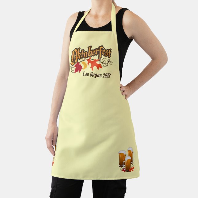 Oktoberfest Autumn Leaves Apron (Insitu)