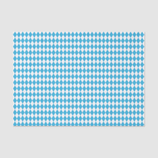 Oktoberfest Bavarian Chequered Design Tissue Paper