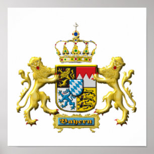 Oktoberfest Bavarian Crest Poster