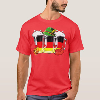 Oktoberfest Bavarian Munich Beer German Flag Beers T-Shirt