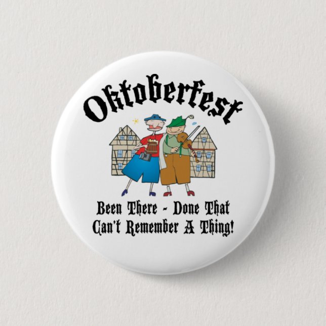 Oktoberfest Been There 2¼ Inch Round Button (Front)