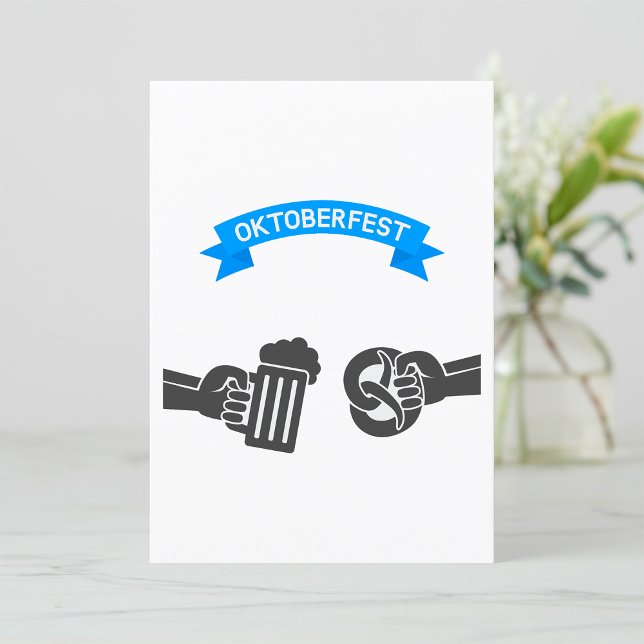 Oktoberfest Beer And Pretzel Invitation (Creator Uploaded)