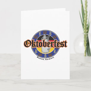 Oktoberfest Beer and Pretzels Card