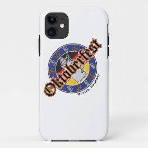 Oktoberfest Beer and Pretzels iPhone 11 Case