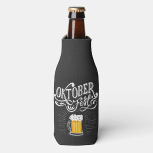 Oktoberfest Beer Bavarian Festival Personalise Bottle Cooler
