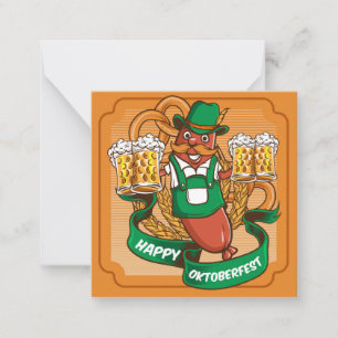 Oktoberfest Beer Festival  Card