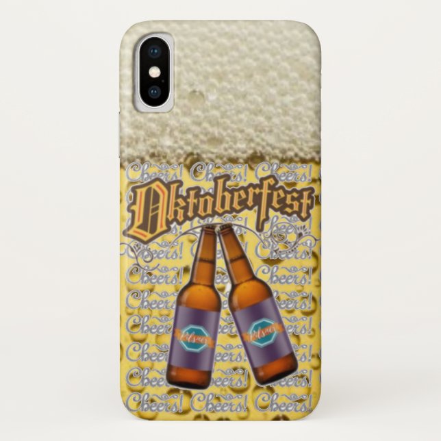 Oktoberfest Beer Festival Cheers X, XS, XS Max, XR Case-Mate iPhone Case (Back)