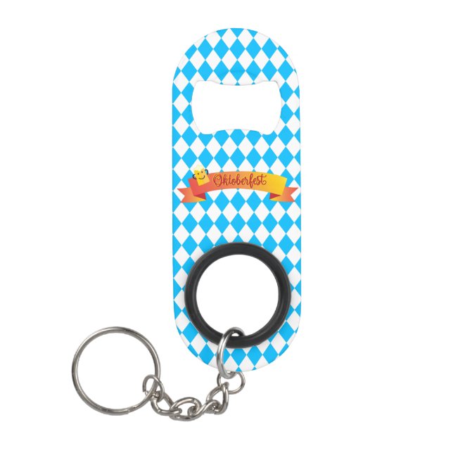 OKTOBERFEST beer festival decoration Blue pattern  (Front)
